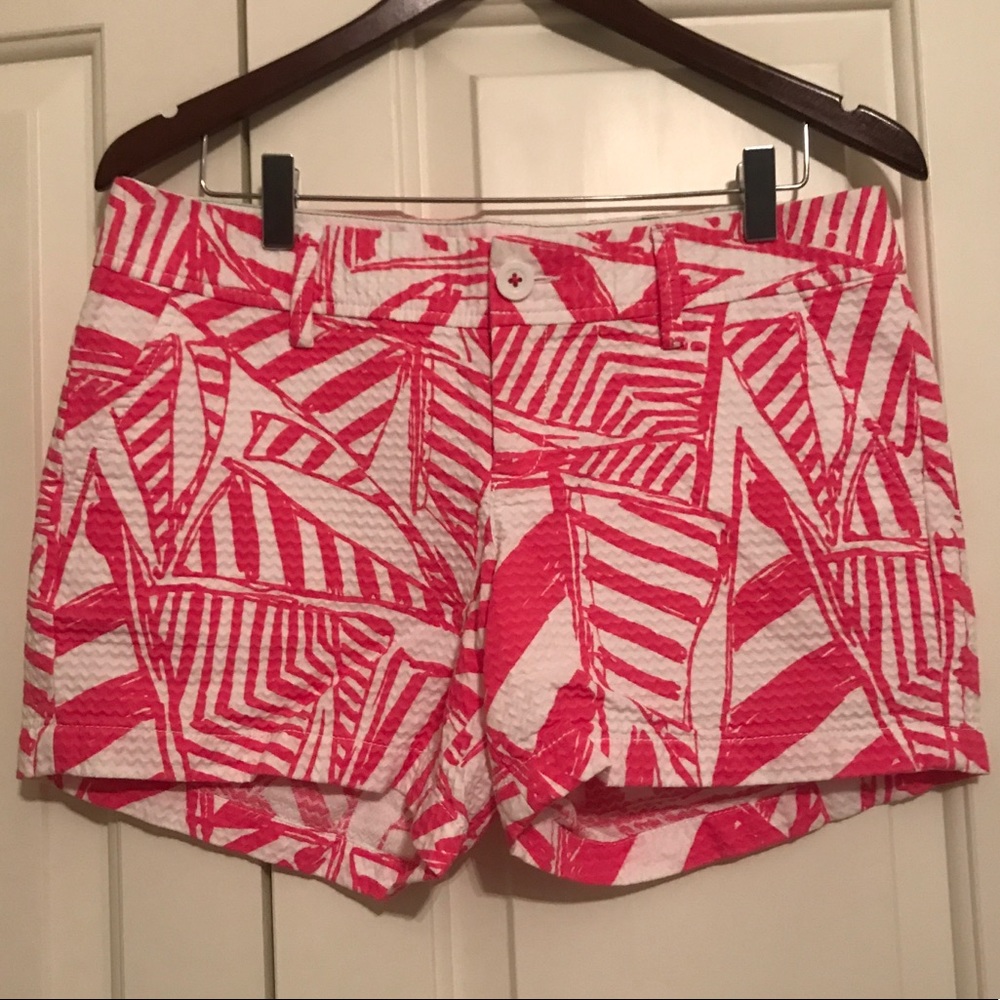 Lilly Pulitzer Yacht Sea Callahan Shorts Pink 6